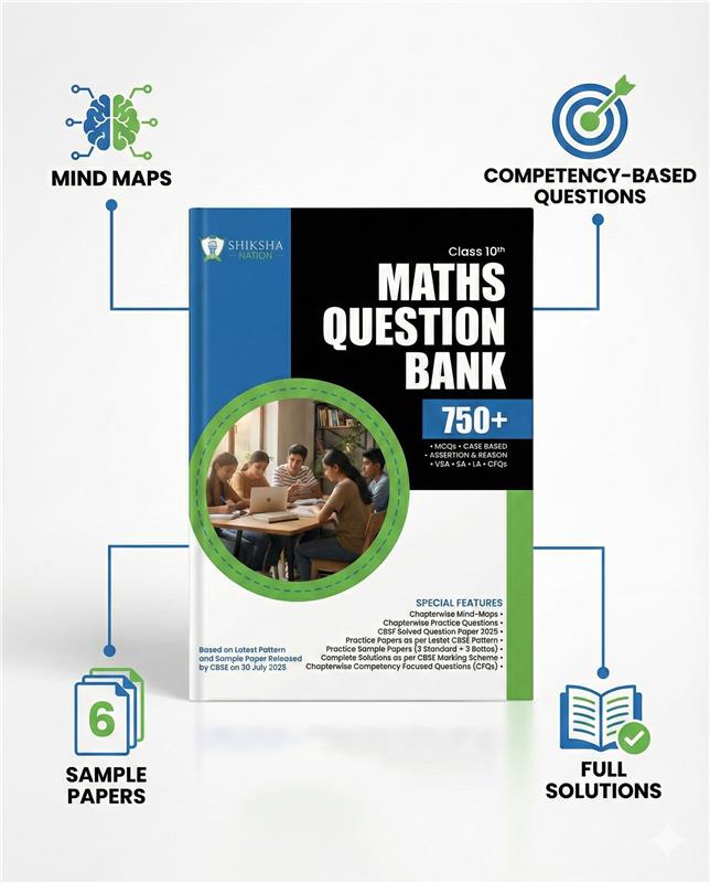 Shiksha Nation Class 10 CBSE Maths Question Bank (Print)